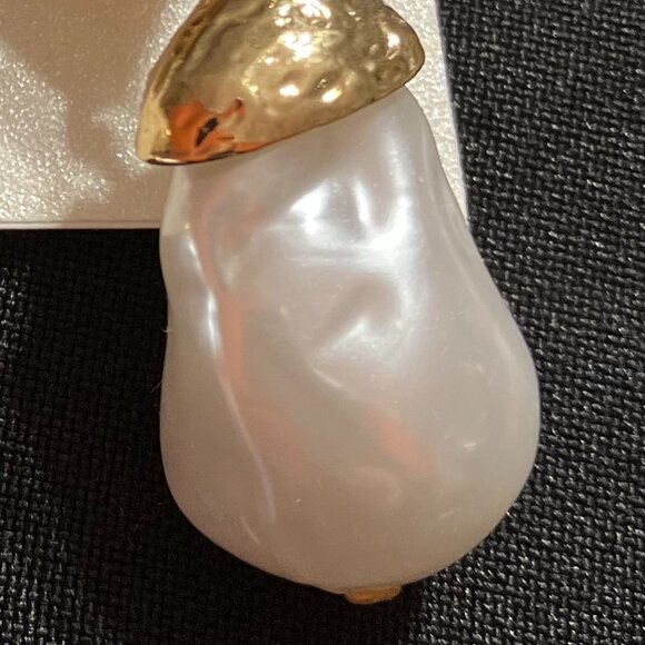 Natasha Limited Edition Heart Faux Pearl Drop Earrings - Picture 3 of 5